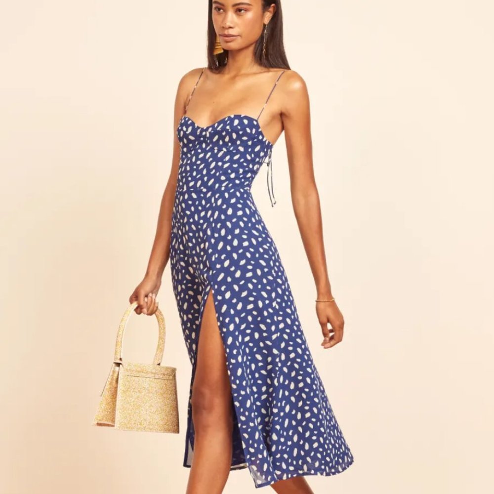Reformation Juliette Dress in Moray *NEW*